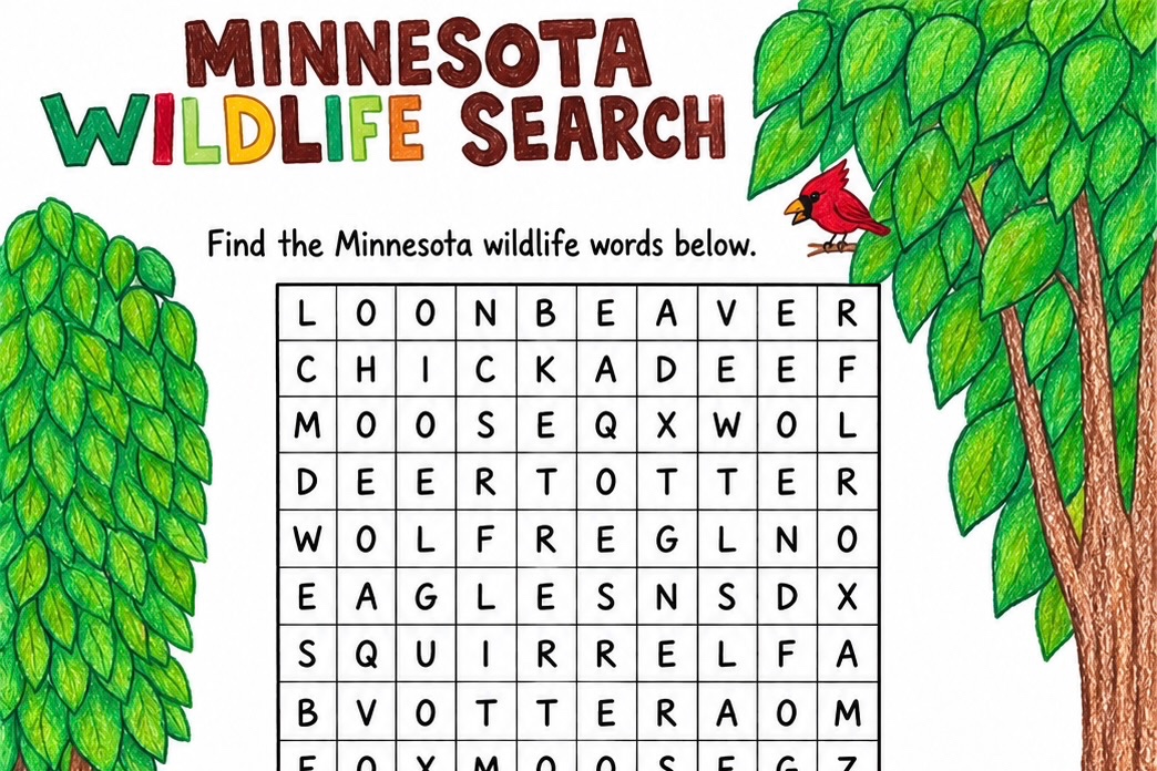 Nature Word Search