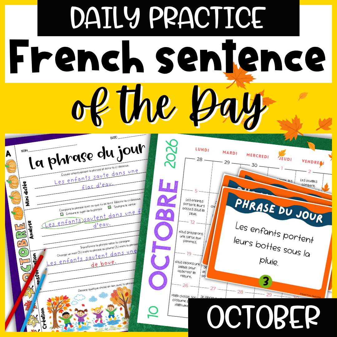 French Daily Sentence October