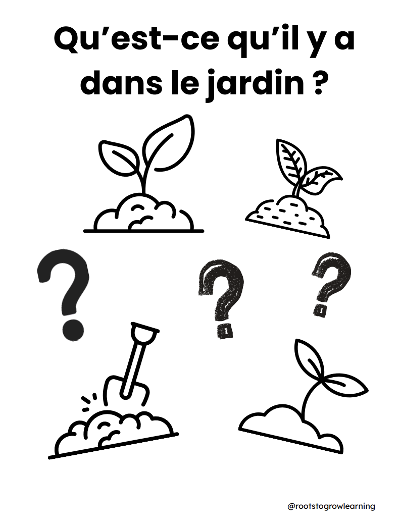 FREE: Qu'est-ce qu'il y a dans le jardin