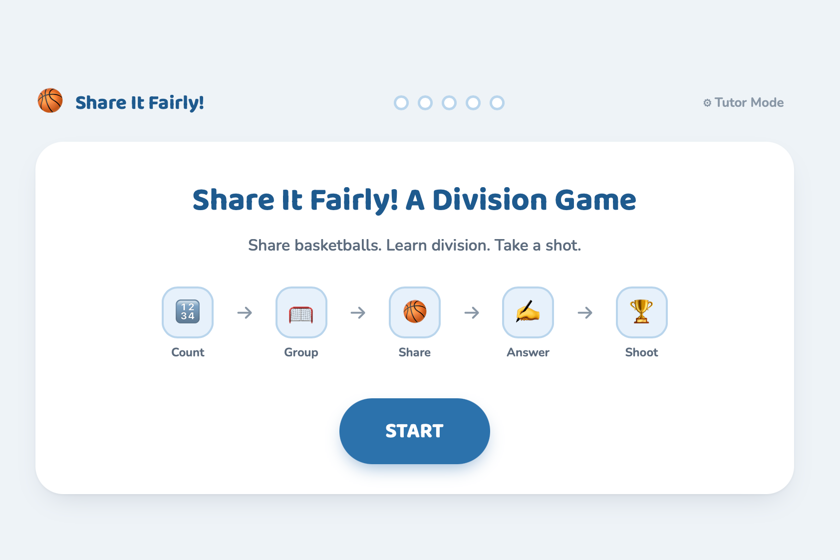 Share It Fairly Division Game 3.OA.B.6